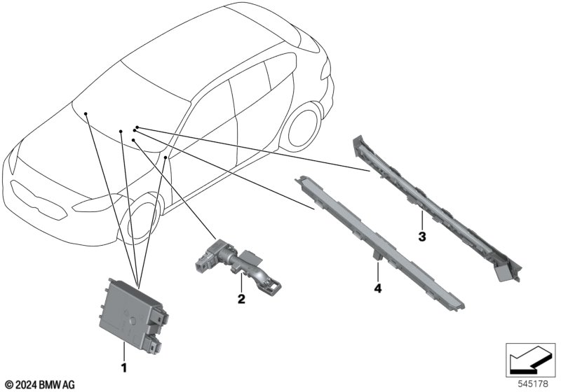 Moduł LED / światłowodu  (63_2862) dla BMW 1' F70 118 5-d ECE