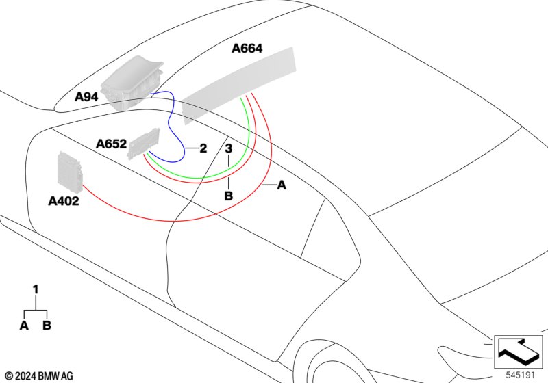 Kabel naprawczy gł.wiązki kablowej ekr.  (61_8210) dla BMW 5' G60 530i Lim ECE