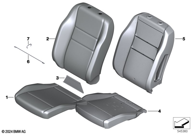 Fot. prz., tapic. i poszycie, fot. pod.  (52_5503) dla BMW 1' F70 118 5-d ECE