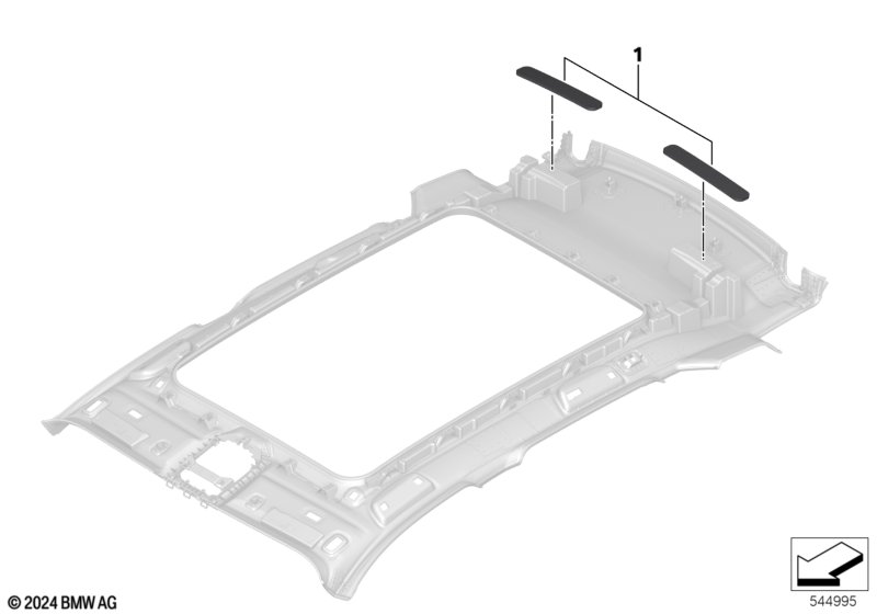 Izolacja dźwiękowa dachu  (51_D416) dla BMW X3 G45 X3 20d xDrive SAV ECE