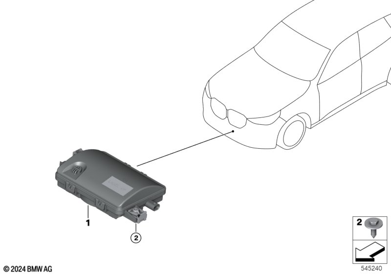 Vehicle Sound Generator  (65_4162) dla BMW X3 G45 X3 M50 xDrive SAV ECE