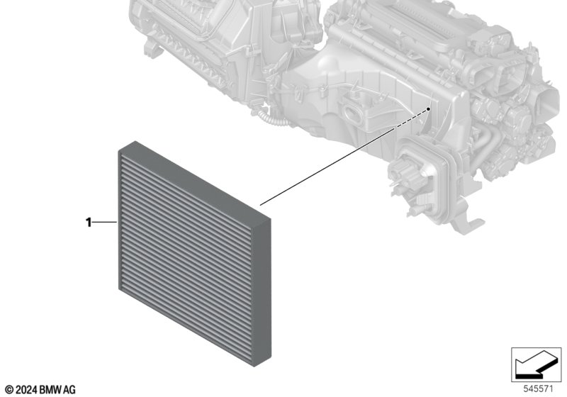 Filtr kabinowy  (64_3177) dla BMW X3 G45 X3 20d xDrive SAV ECE