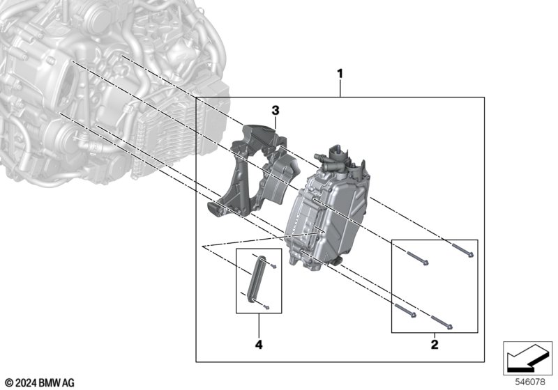 Przetwornica 7HDT400/HDT400M  (28_0097) dla BMW X2 U10 X2 20dX SAC ECE